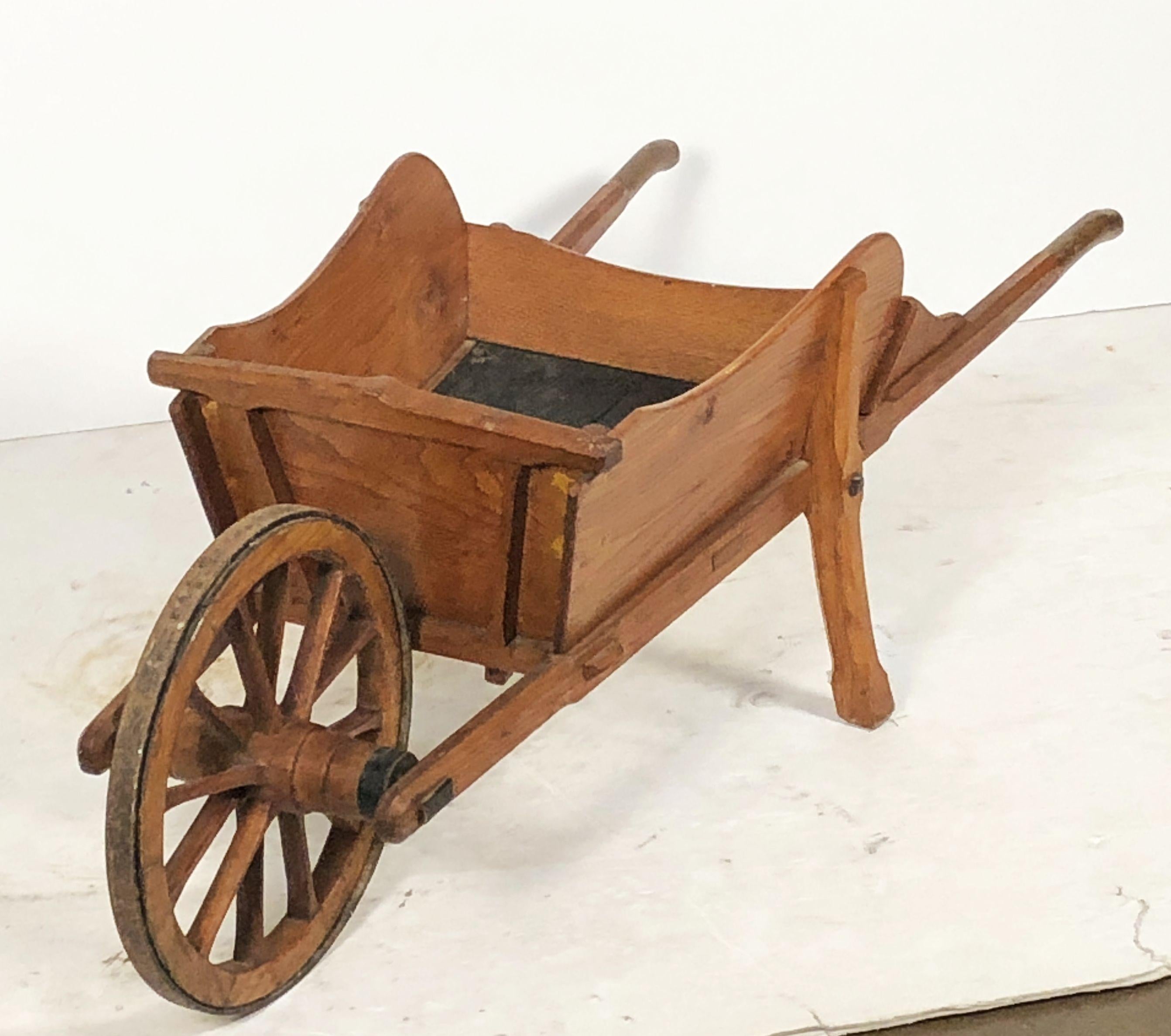 20th Century Small Gardener's Wheelbarrow from England