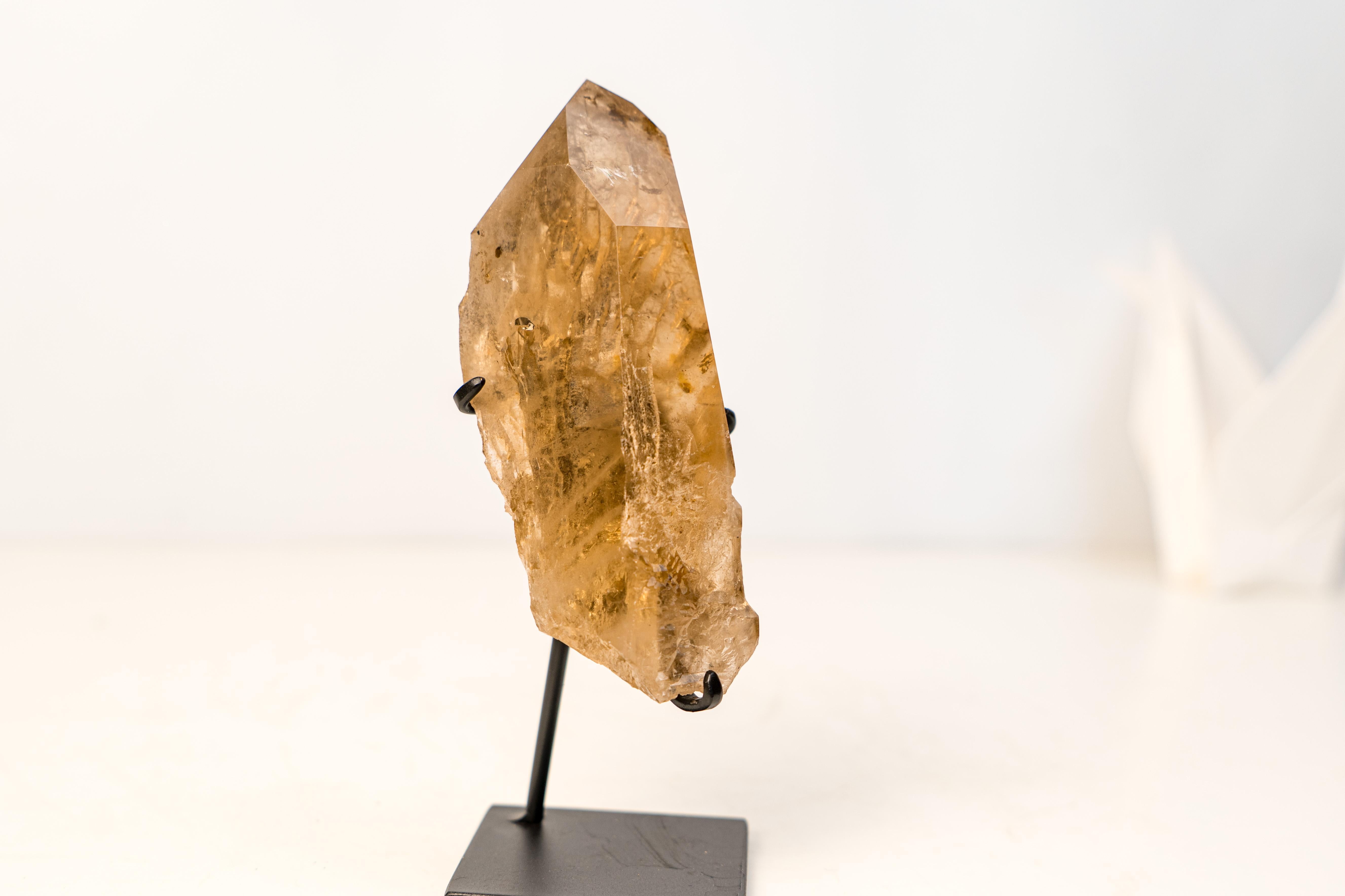 Piccolo cristallo di Citrino naturale autentico in vendita 1