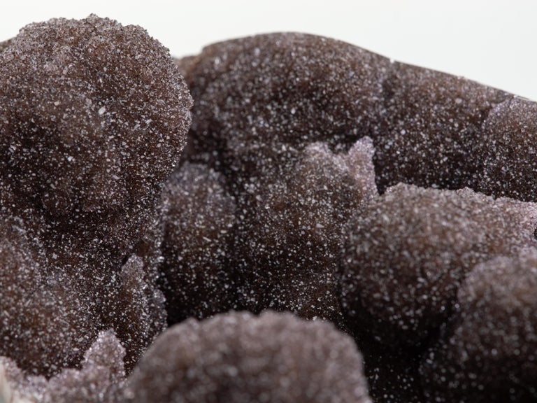 Small Geode with Brown Druzy Stalactites For Sale at 1stDibs