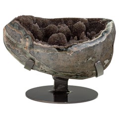 Kleine Geode mit Brown Druzy Stalaktiten