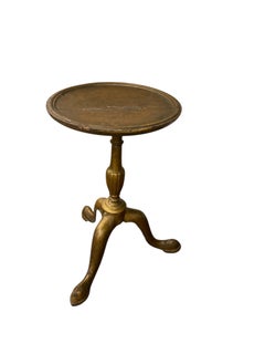 Petite table à vin ou jardinière géorgienne en laiton CIRCA 1850