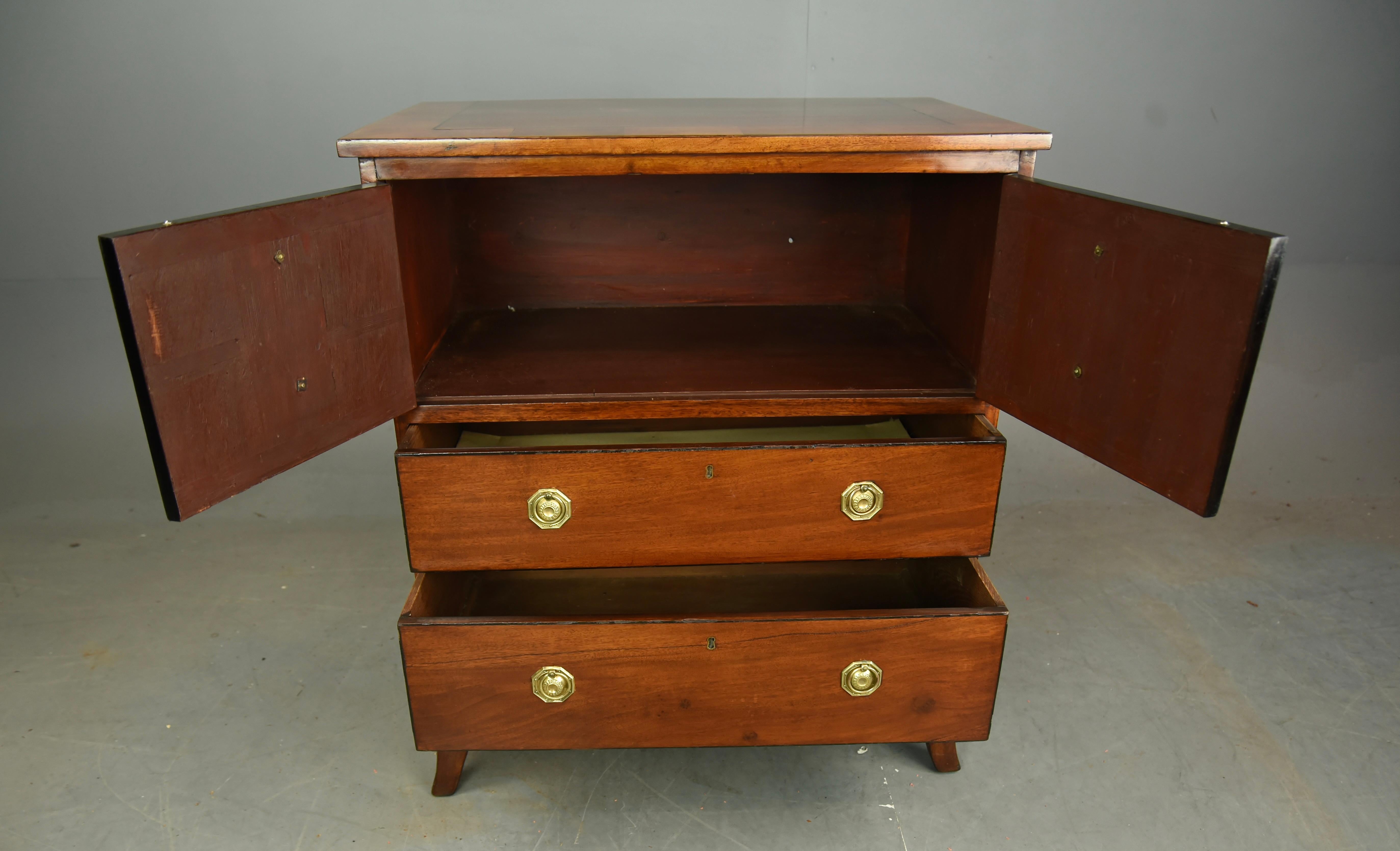 Late 19th Century Small Georgian Chest of Drawers