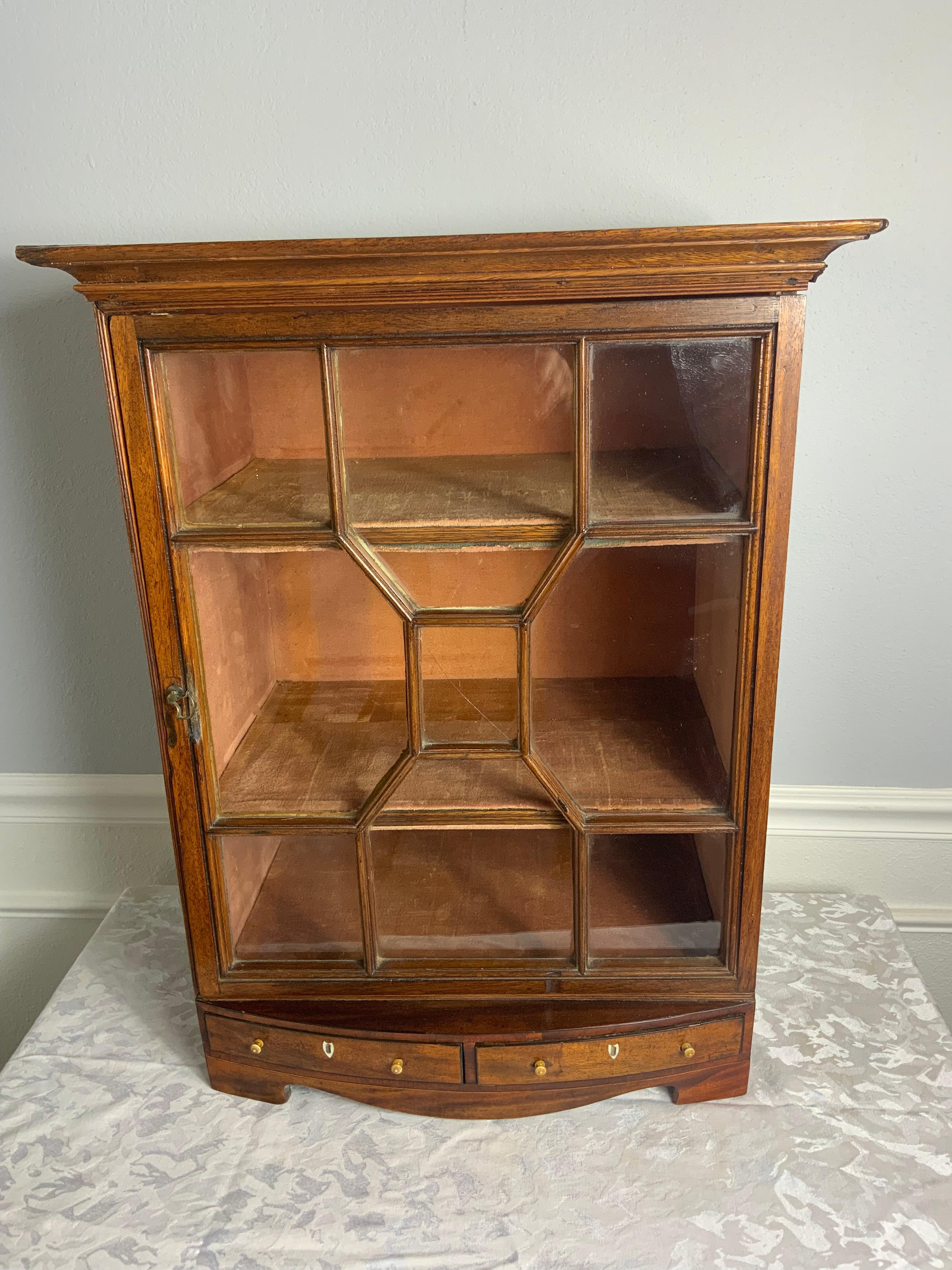 Small Georgian Display Cabinet For Sale 7