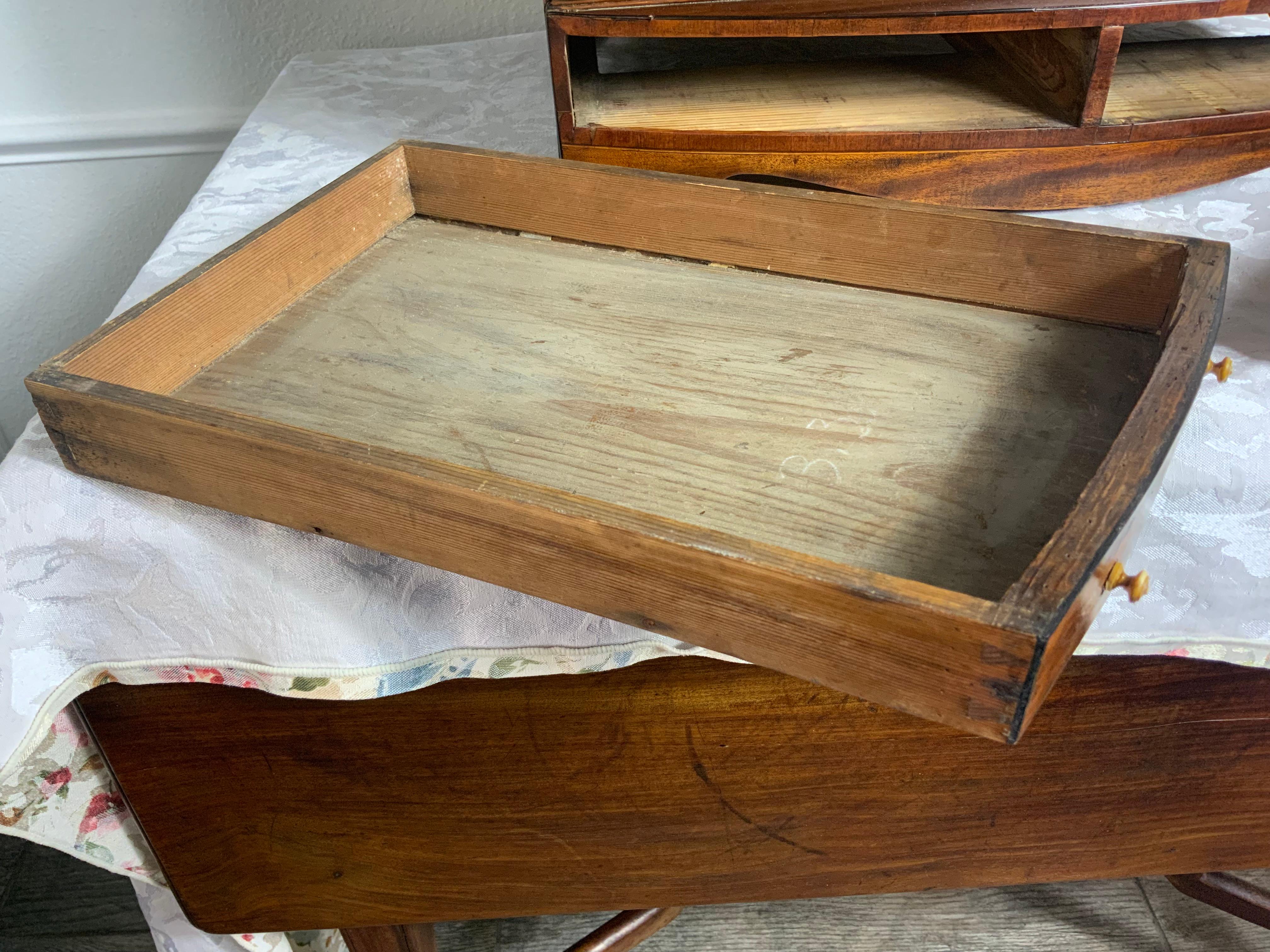 Mahogany Small Georgian Display Cabinet For Sale