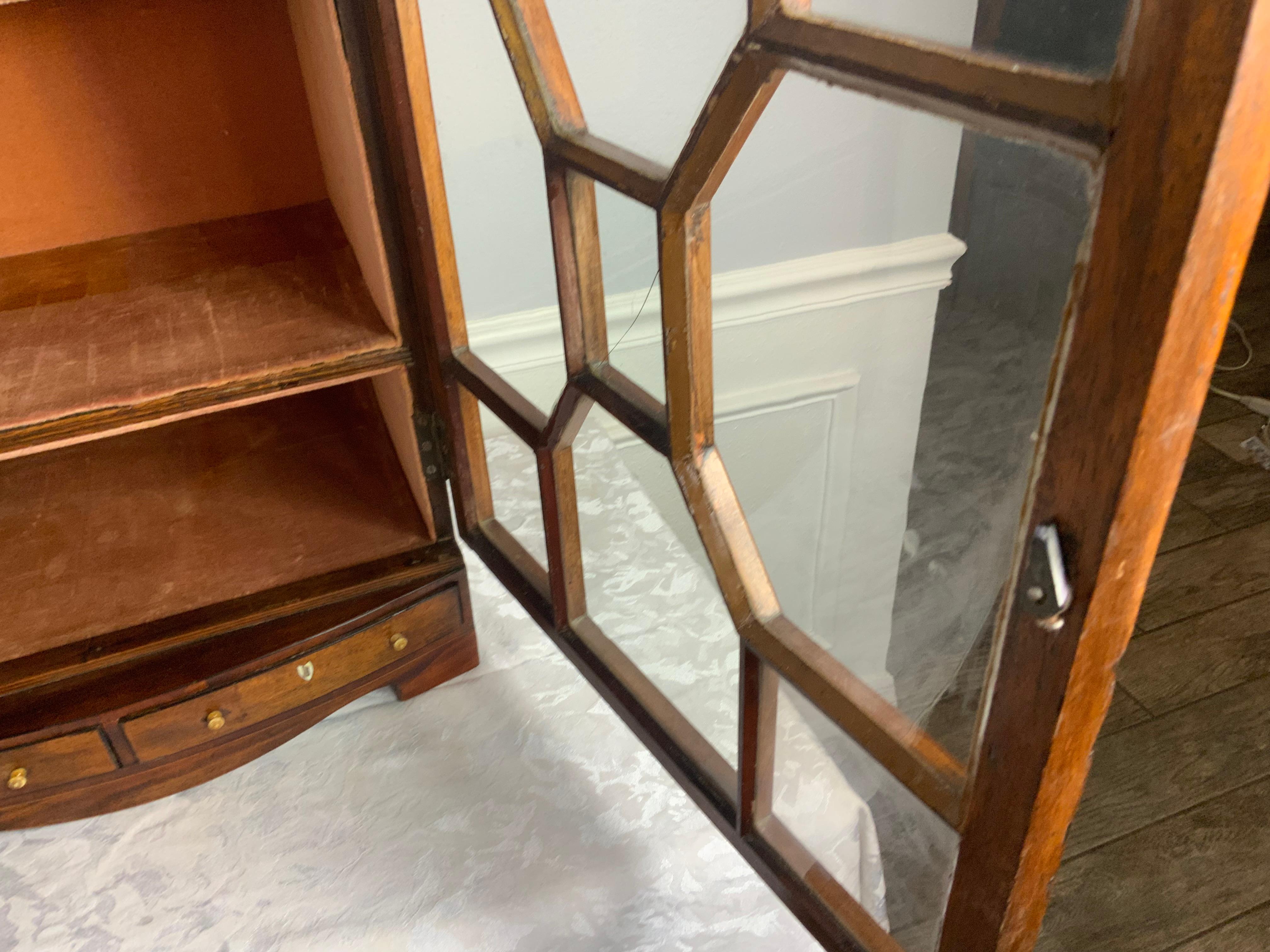 Small Georgian Display Cabinet For Sale 2