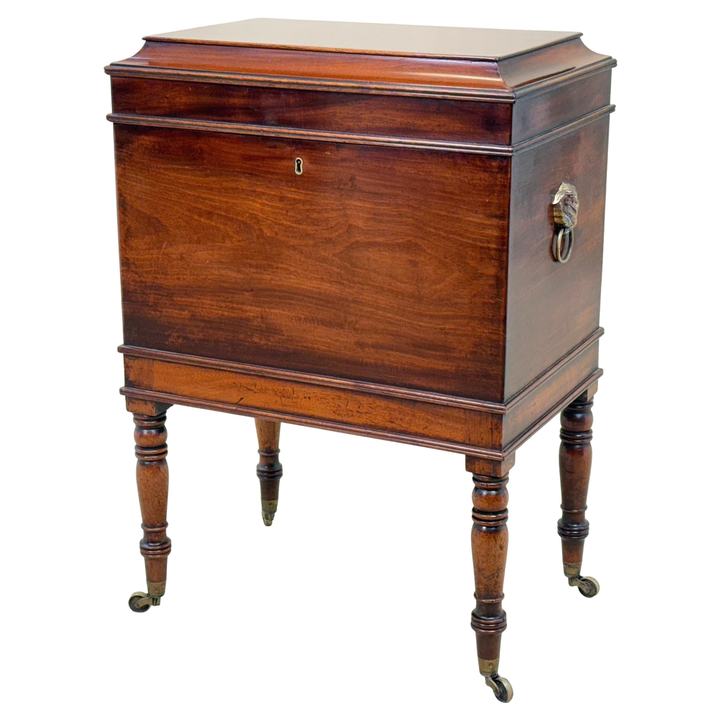 Small Georgian Mahogany Box Cellarette