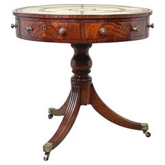 Antique Small Georgian Mahogany Drum Table