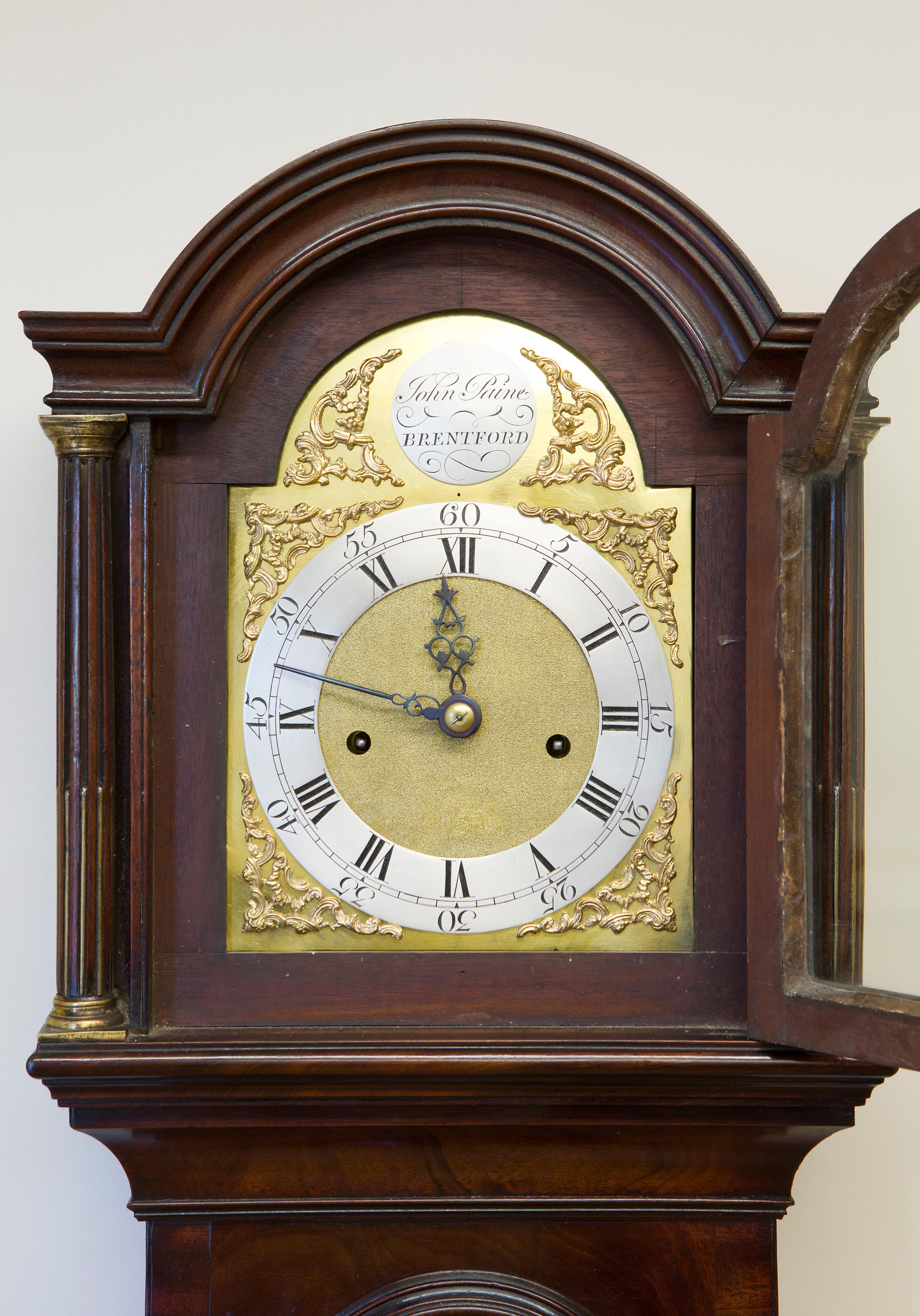small grandfather clock antique