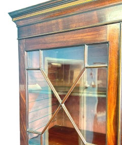 Small Georgian Mahogany Secretaire Bookcase