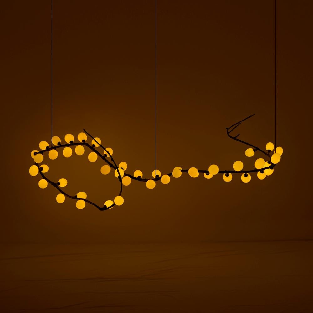 Small Georgina Egg Vine Pendant Lamp by 7Gods Studio In New Condition For Sale In Geneve, CH