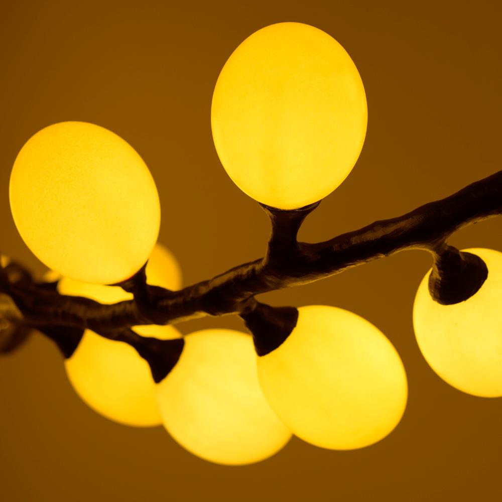 Carbon Fiber Small Georgina Egg Vine Pendant Lamp by 7Gods Studio For Sale