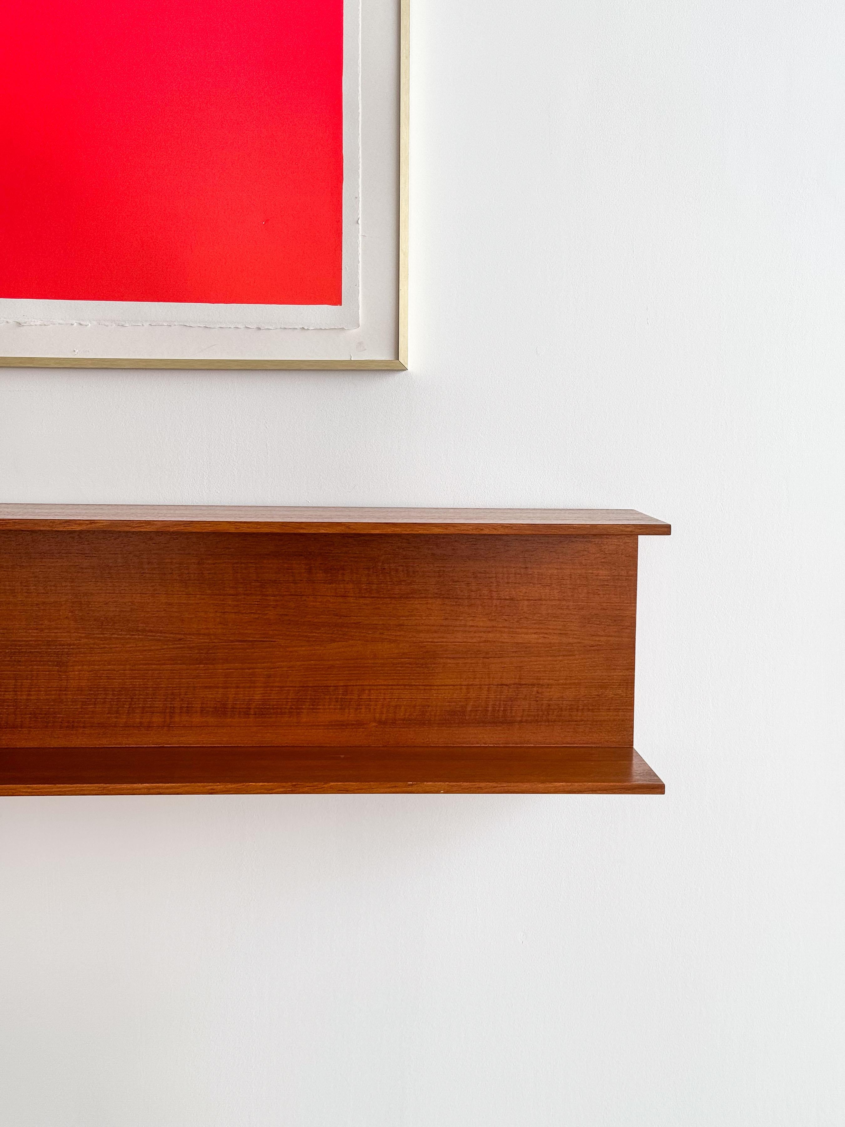 Piccolo mobile da parete tedesco di metà secolo in teak di Walter Wirz per Wilhelm Renz, 1960 in vendita 2