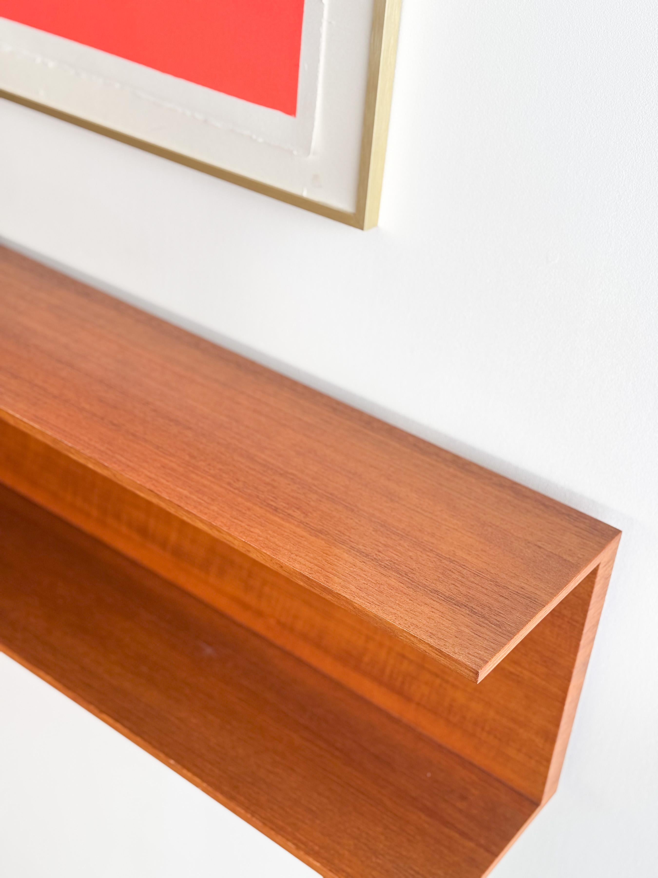 Piccolo mobile da parete tedesco di metà secolo in teak di Walter Wirz per Wilhelm Renz, 1960 in vendita 4