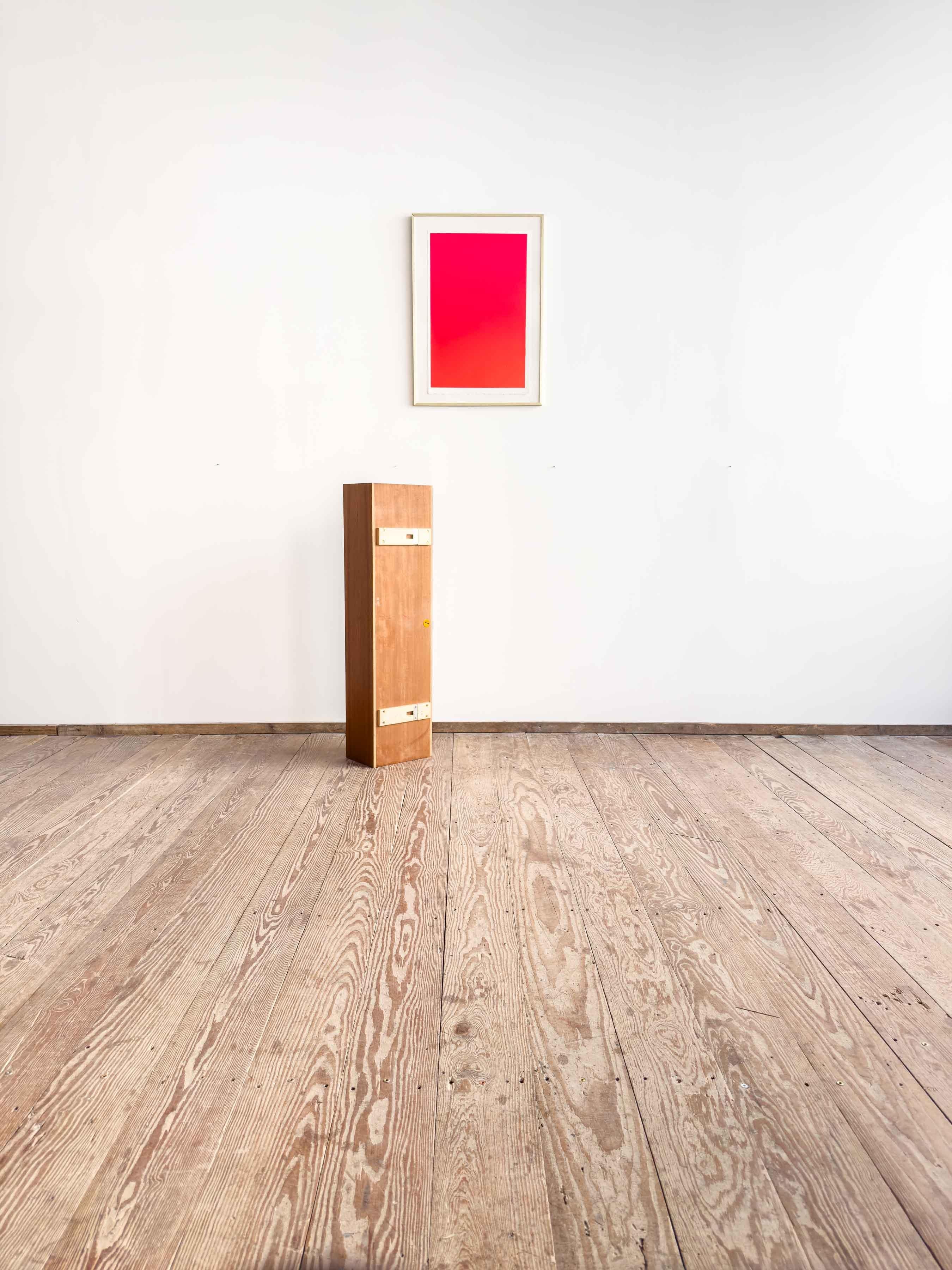 Tedesco Piccolo mobile da parete tedesco di metà secolo in teak di Walter Wirz per Wilhelm Renz, 1960 in vendita