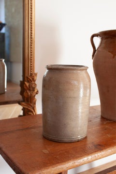 Small German Stoneware Kitchen Crock With Makers Mark