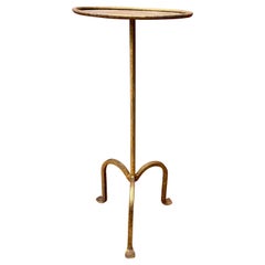 Small Gilt Iron Drinks Table
