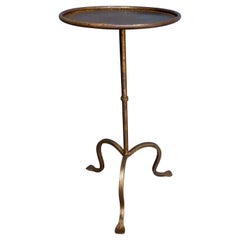 Small Gilt Iron Drinks Table