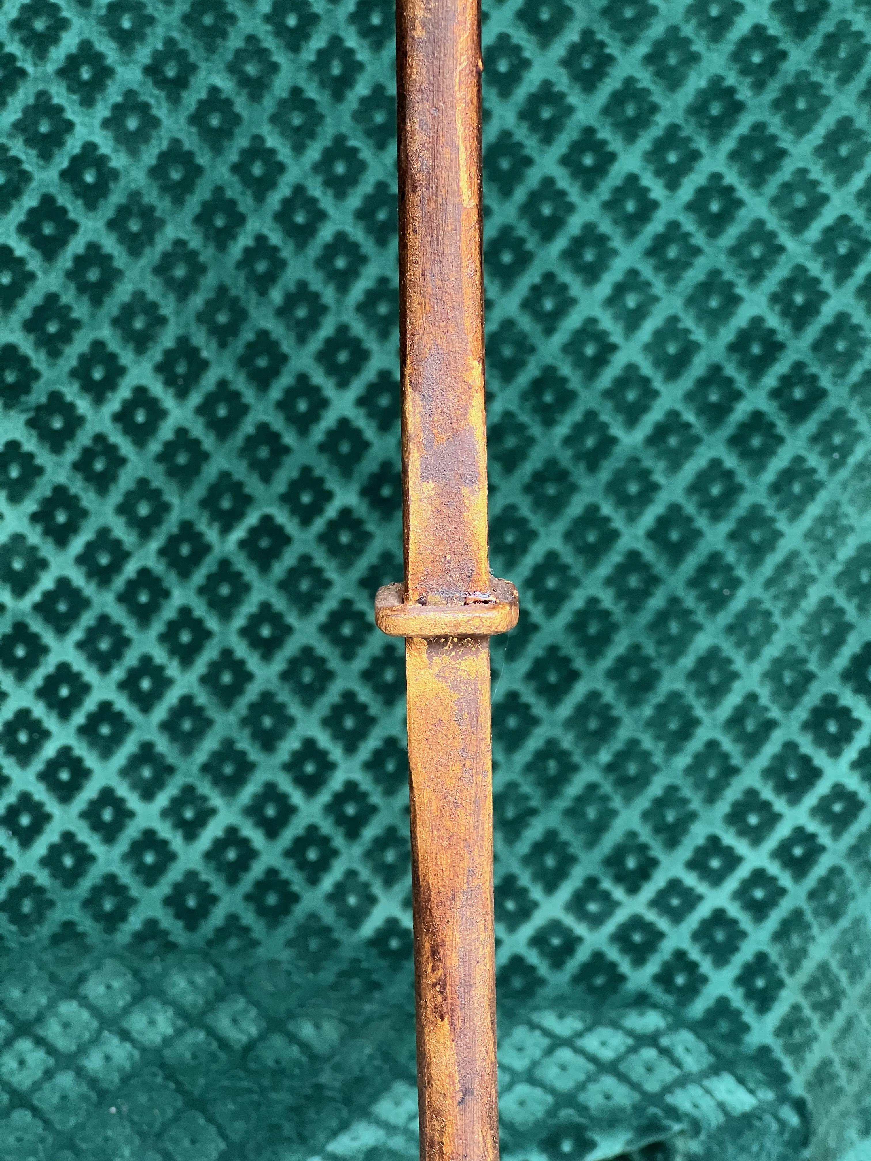 Small Gilt Metal Drinks Table on a Tripod Base In Good Condition In Buchanan, NY
