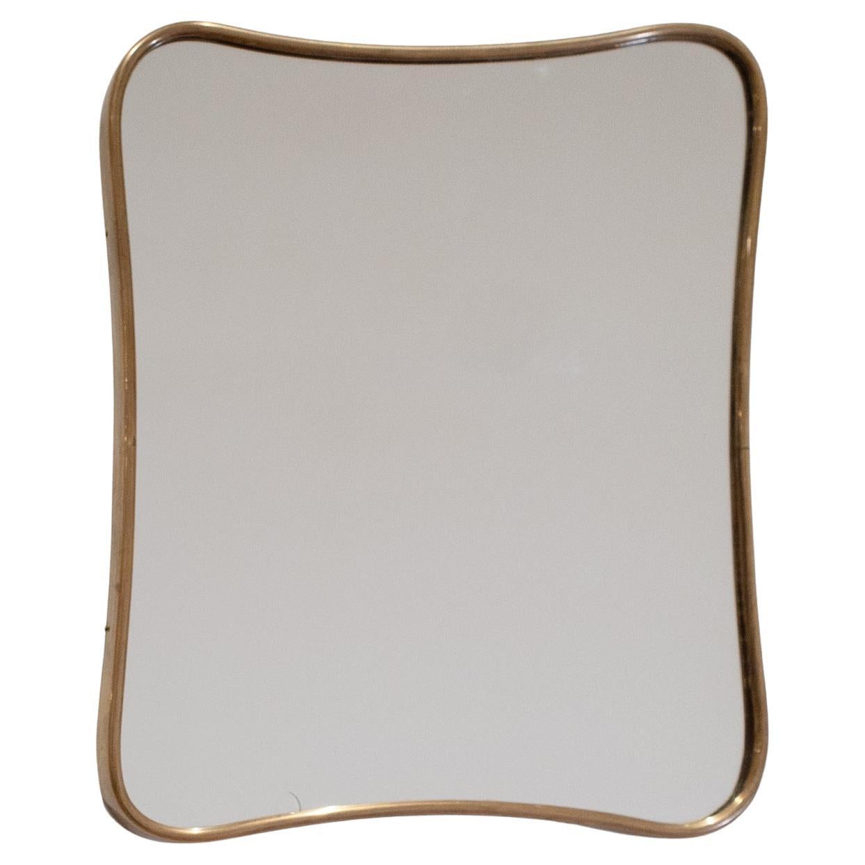 Small Gio Ponti Wall Mirror by Fontana Arte