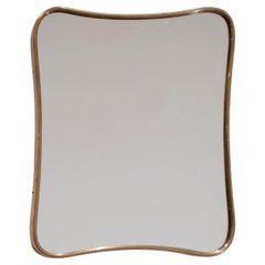 Small Gio Ponti Wall Mirror by Fontana Arte