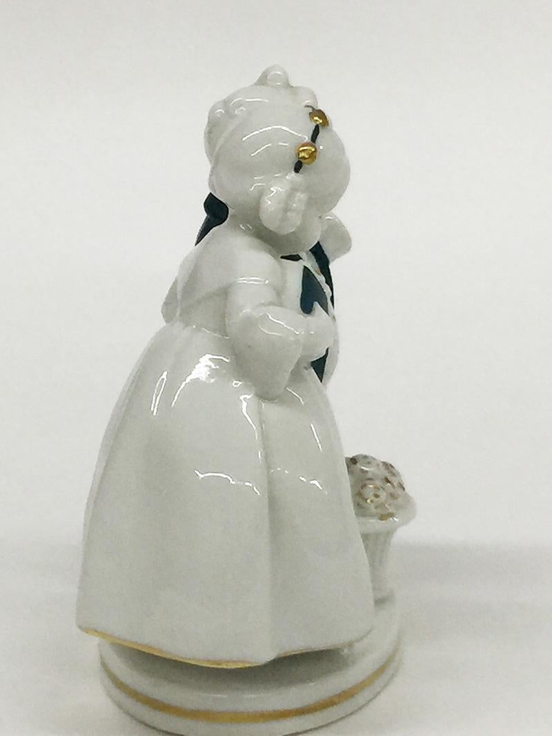 20ième siècle Figurine en porcelaine de Katzhütte pour Hertwig & Co, 1920-1930 en vente