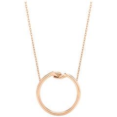 Give & Receive Pendant in 18 Carat Rose Gold by Lorenzo Quinn