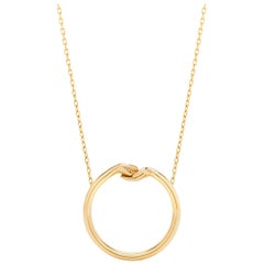 Give & Receive Pendant in 18 Carat Yellow Gold by Lorenzo Quinn