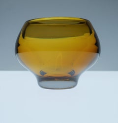 Small glass bowl by Mona Morales-Schildt for Kosta Boda, Sweden. Signed.