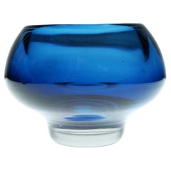 Small glass bowl by Mona Morales-Schildt for Kosta Boda, Sweden. Signed.