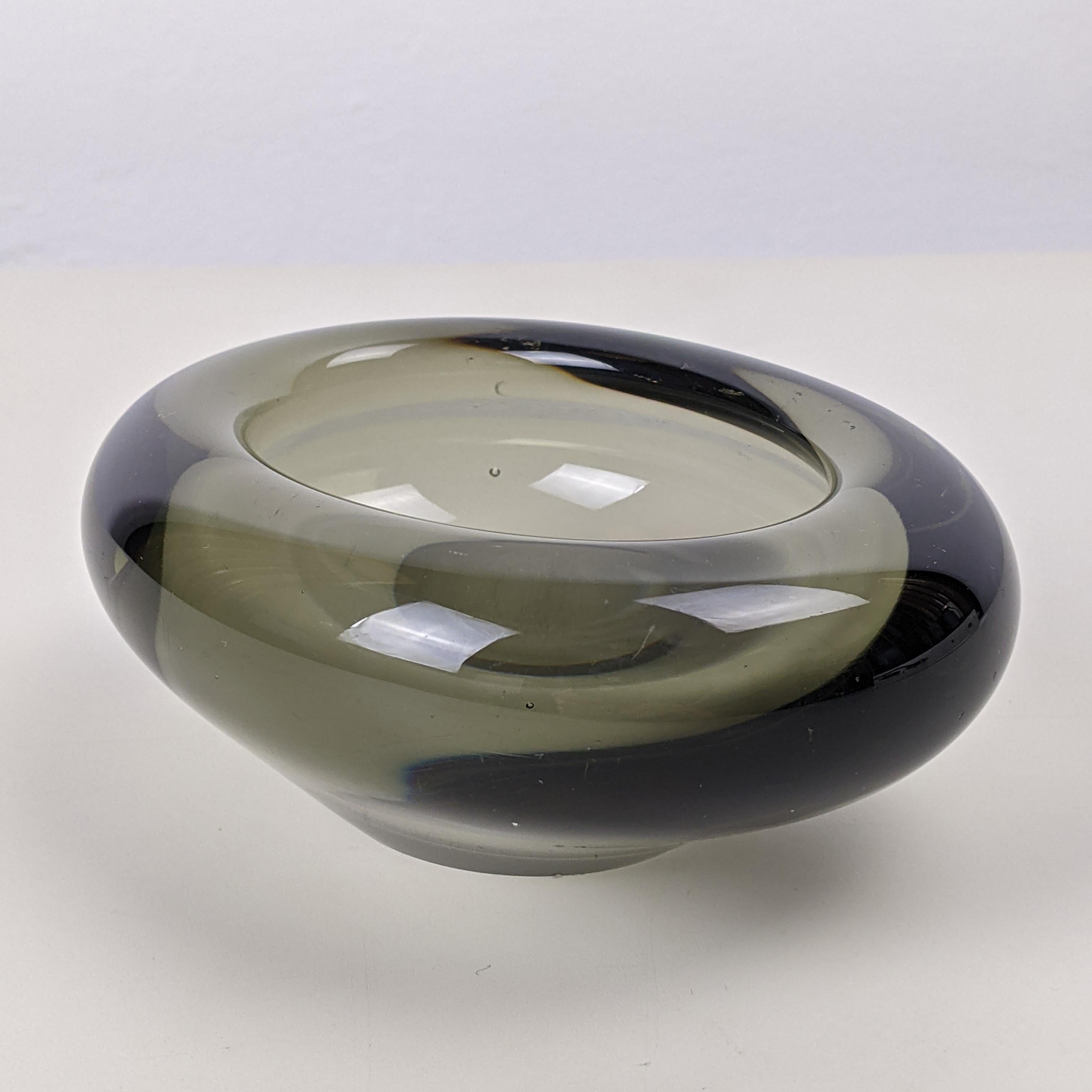 Danish Small Glass Bowl by Per Lütken for Holmegaard, C. 1960