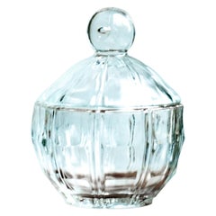 Vintage Small Glass Candy Jar