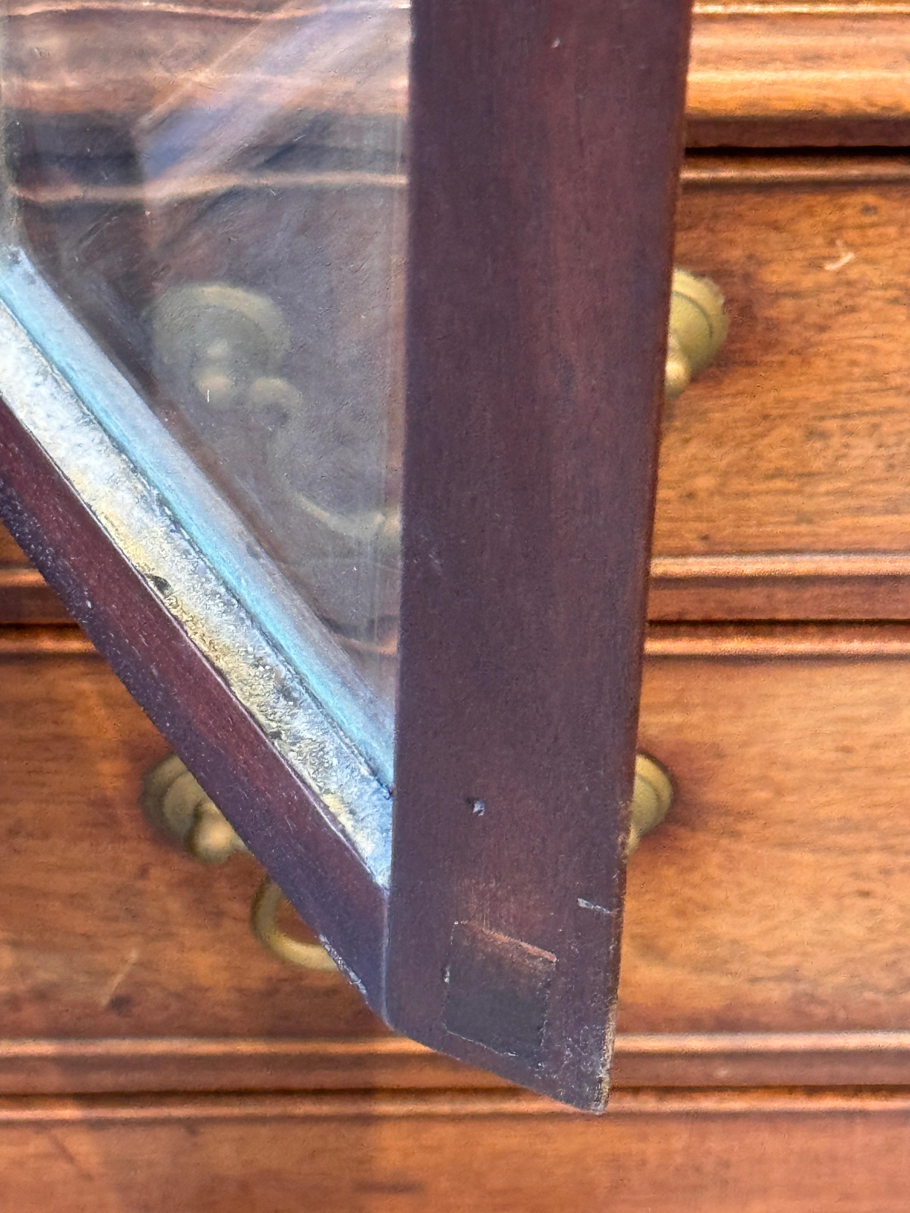 Small Glass-Front Breakfront For Sale 4