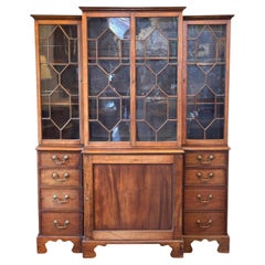 Small Glass-Front Breakfront Small Glass-Front Breakfront