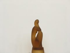 Small glass sculpture by Jitka Forejtova - 1970s