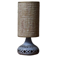 Small Glazed Ceramic Table Lamp