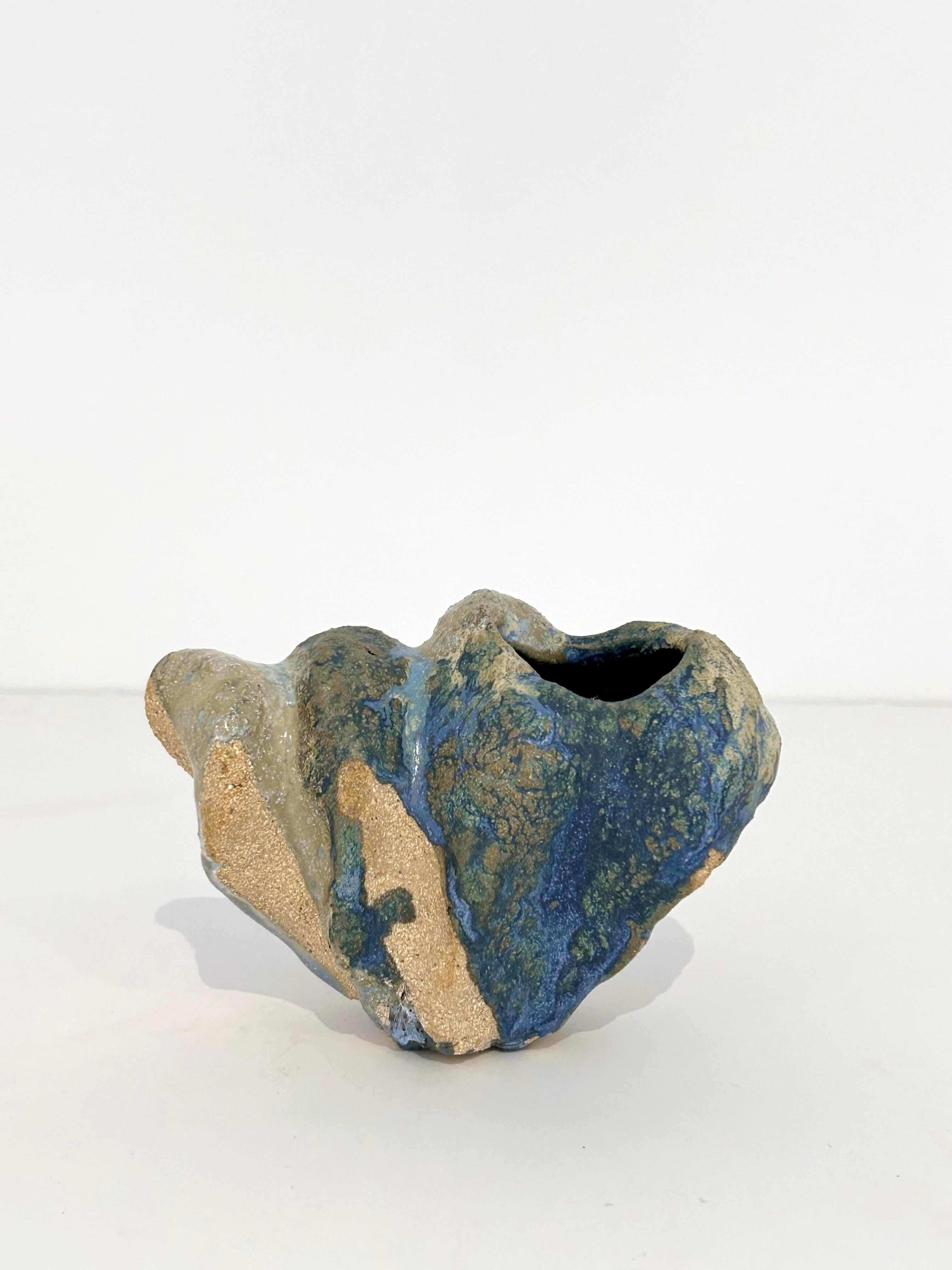 Smaltato Piccolo vaso smaltato di Henrik Folsgaard in vendita