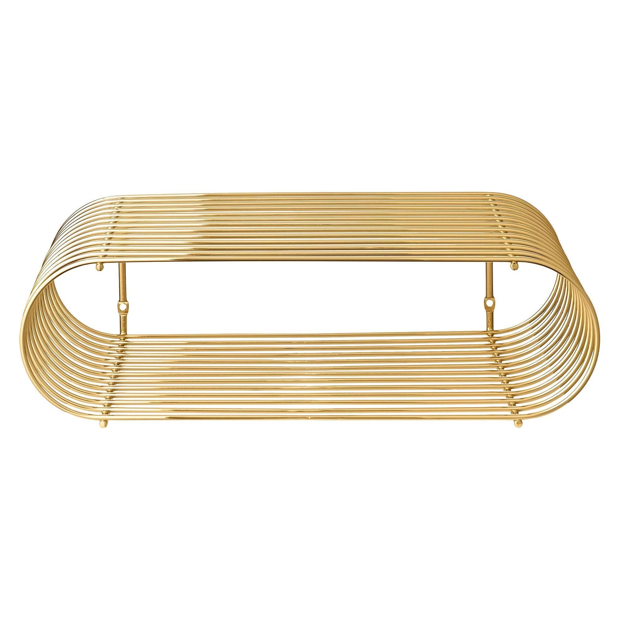 Piccola mensola contemporanea in oro