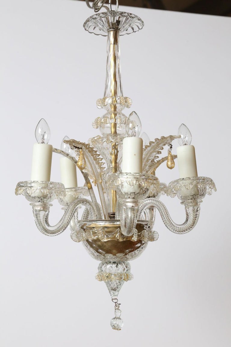 Small Gold Chandelier - Small Gold Pattern Maker's Chandelier