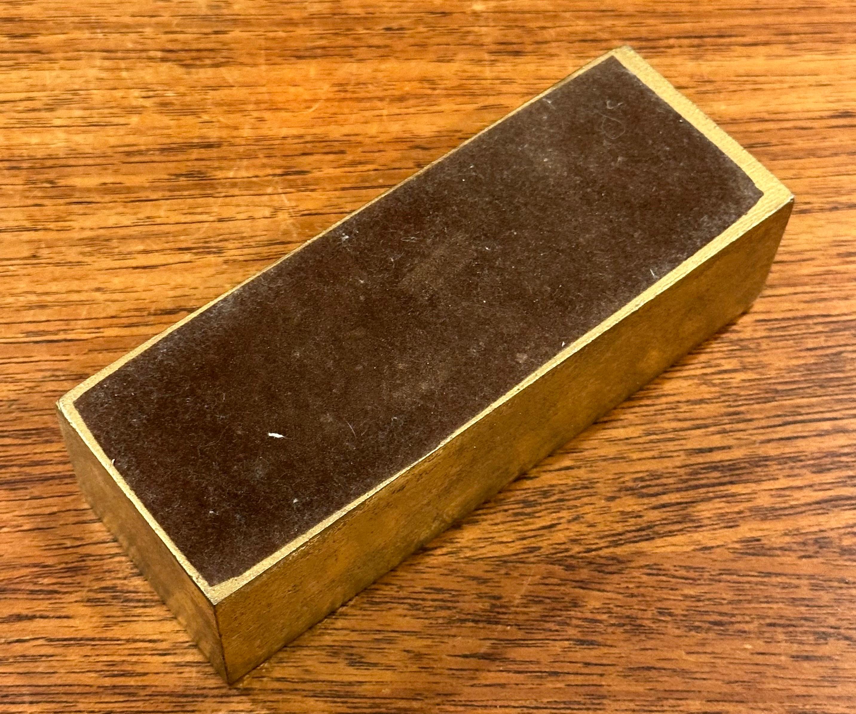 Small Gold Lion Trinket Box in the Style of by Antonio Canova 5