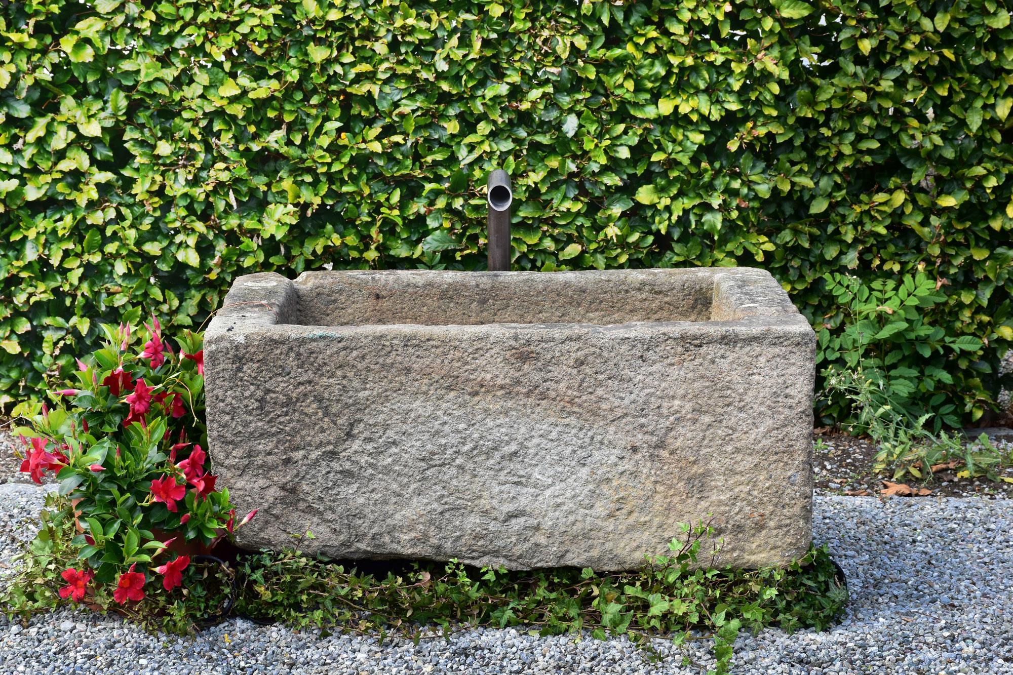 18th Century and Earlier Small Granite Trough, 18th Century
