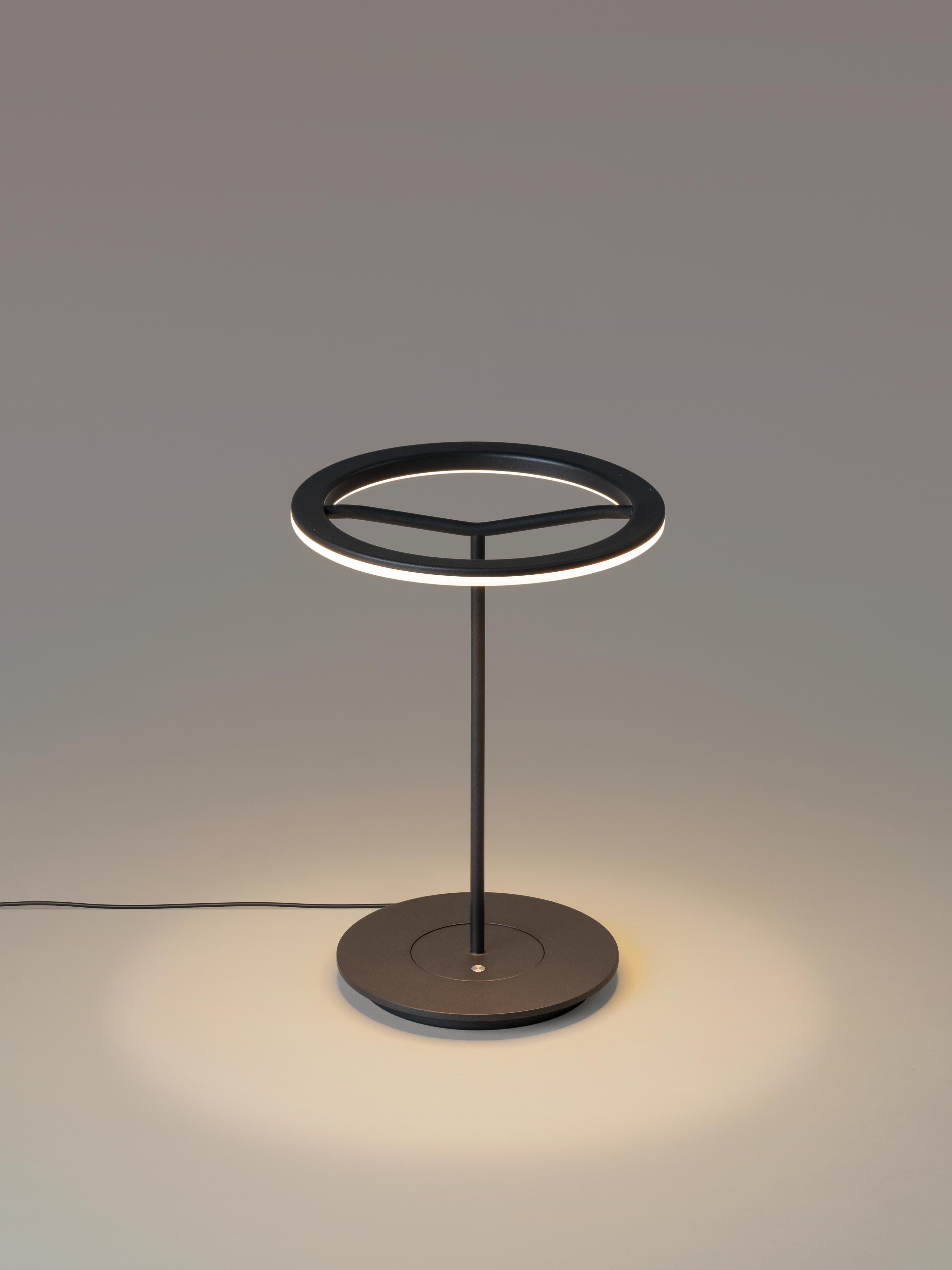 Graphit- Sin-Tischlampe von Antoni Arola (Moderne) im Angebot