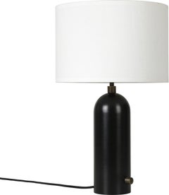 Small 'Gravity' Blackened Steel Table Lamp by Space Copenhagen for Gubi