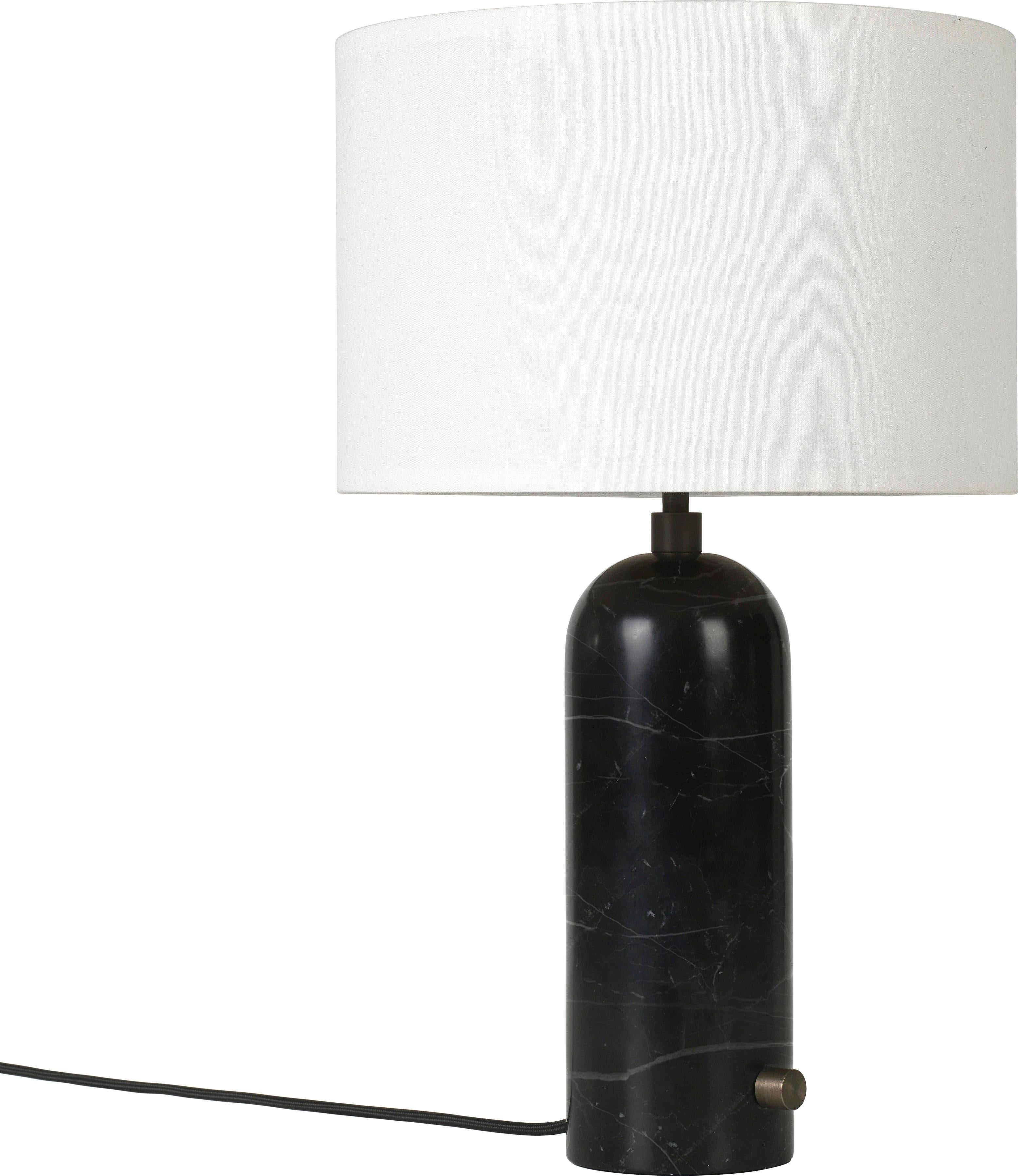 Tischlampe „Gravity“ aus Marmor von Space Copenhagen für Gubi in Schwarz (Dänisch) im Angebot