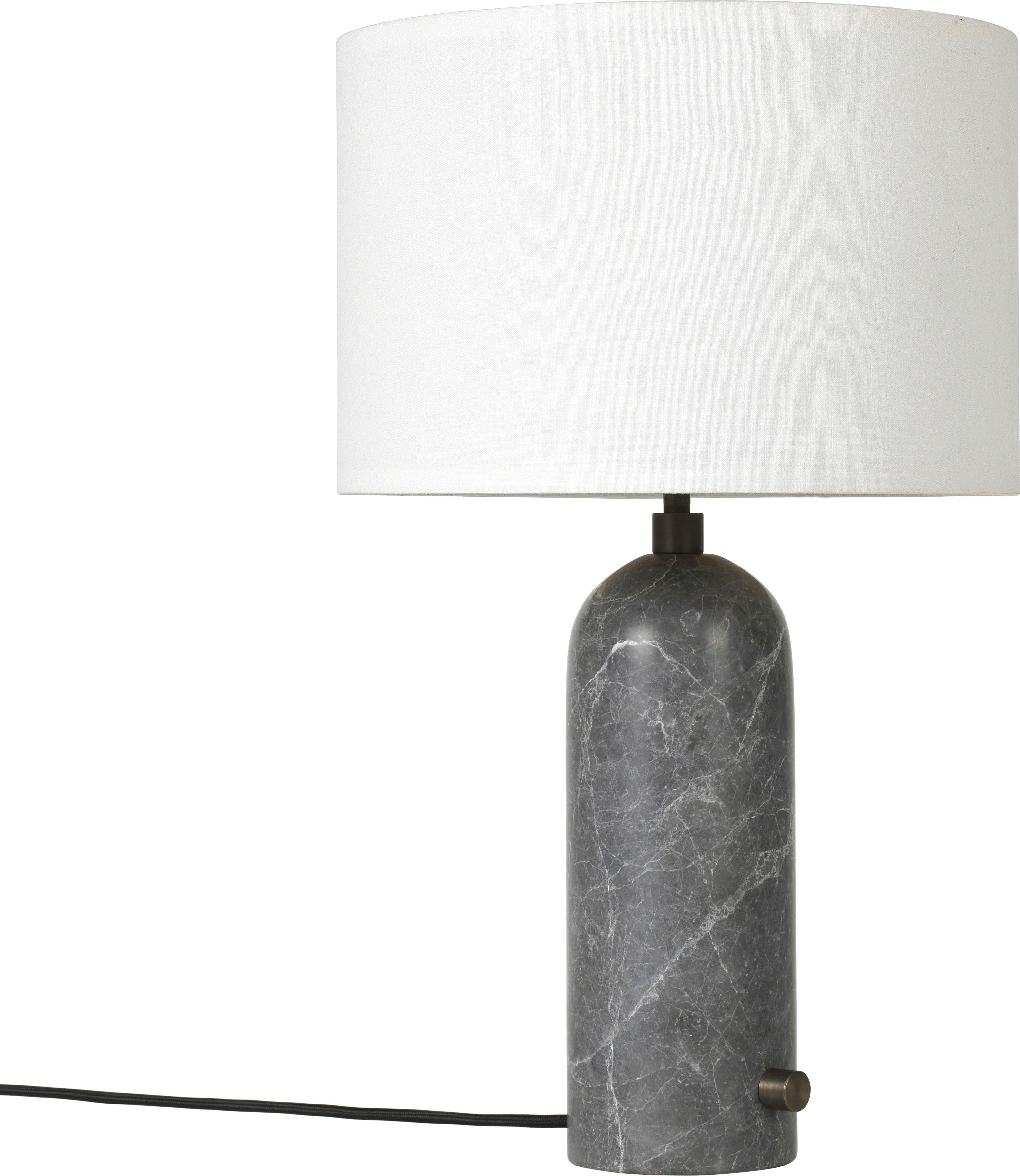Danish Small 'Gravity' Marble Table Lamp by Space Copenhagen for Gubi in Grey For Sale
