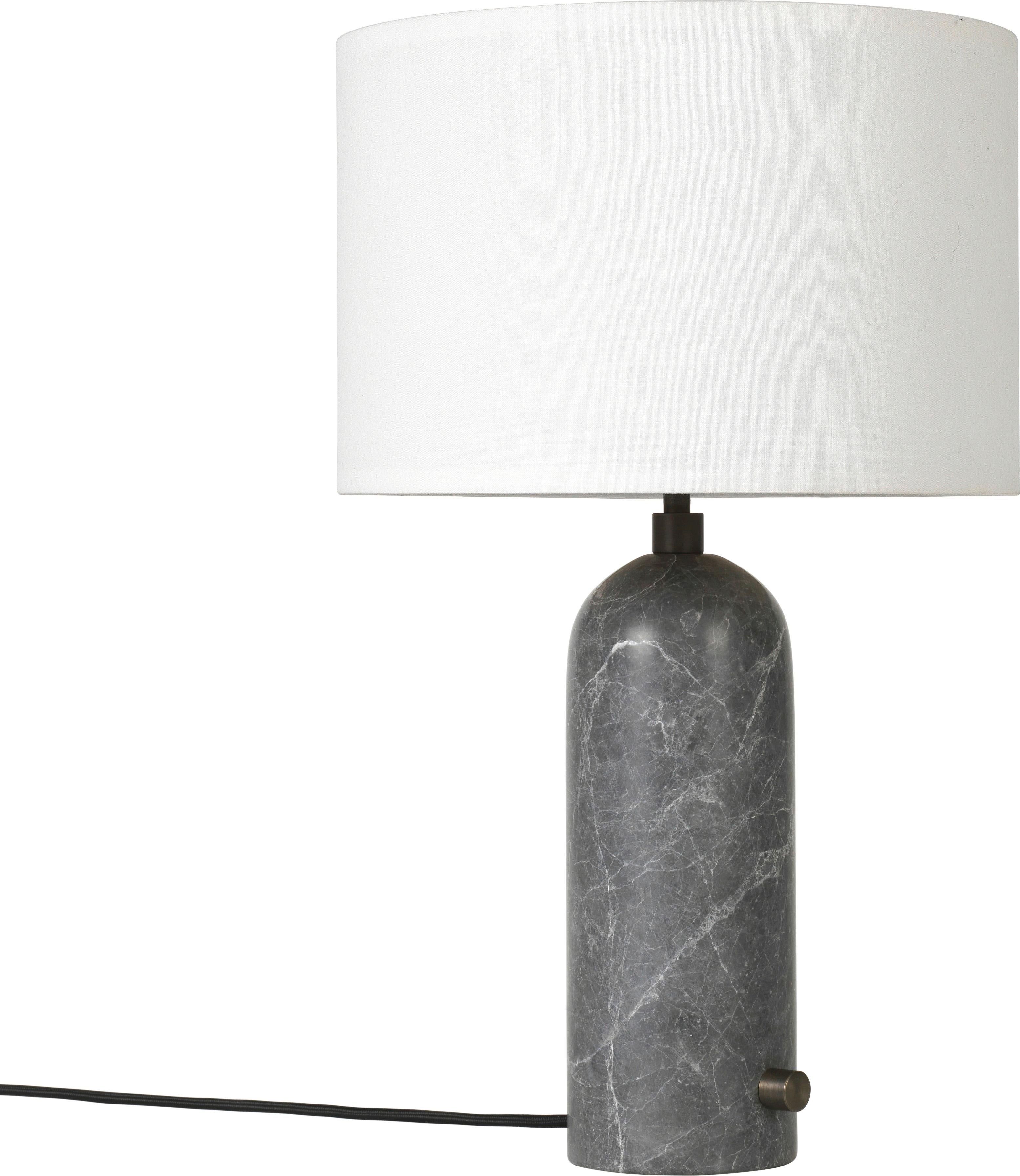 Small 'Gravity' Marble Table Lamp by Space Copenhagen for Gubi in White For Sale 7