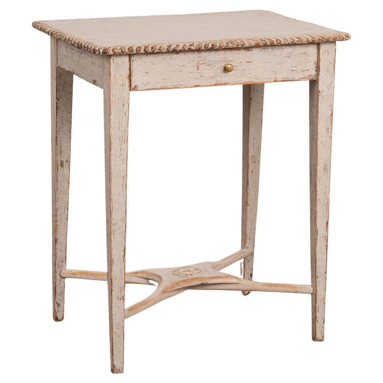 Antique English Ash and Elm Rectangular Small Side Table For Sale at  1stDibs