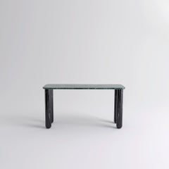 Small Green and Black Marble "Sunday" Dining Table, Jean-Baptiste Souletie