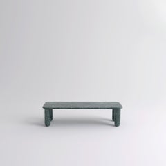 Small Green Marble "Sunday" Coffee Table, Jean-Baptiste Souletie