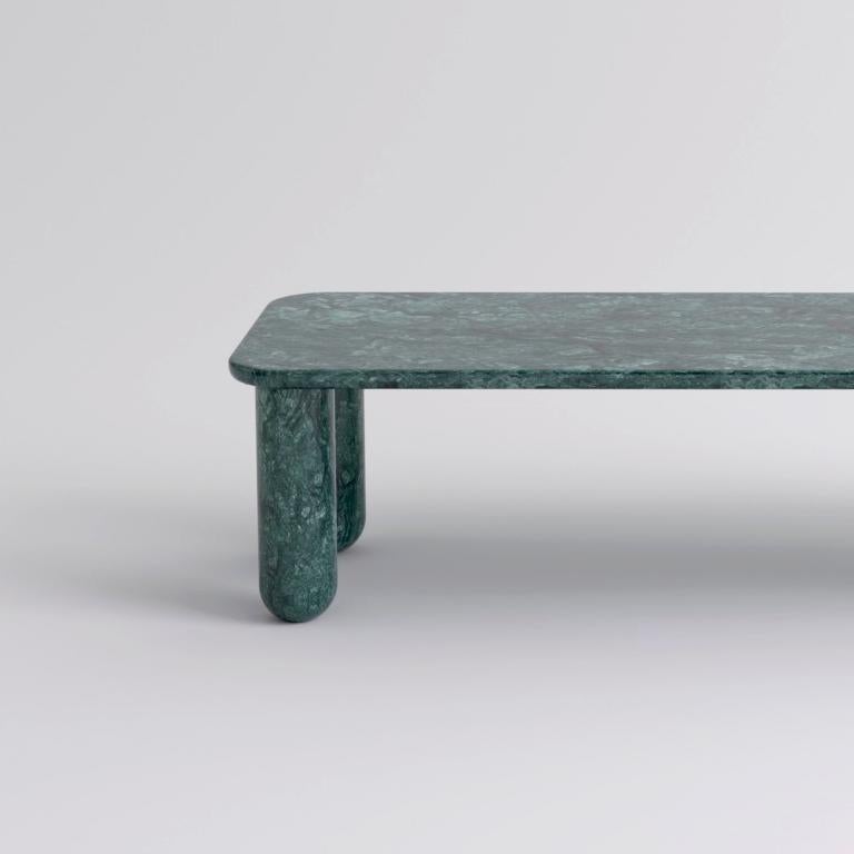 Moderne Petite table basse Sunday en marbre vert, Jean-Baptiste Souletie en vente