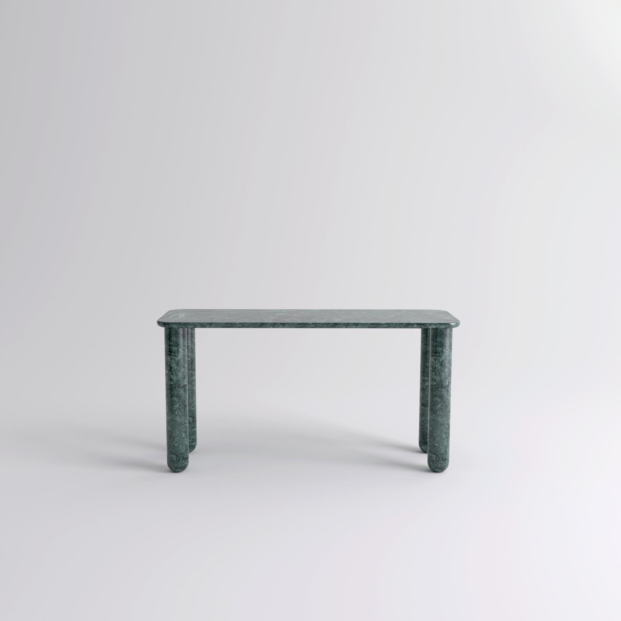 Kleiner Esstisch aus grünem Marmor 